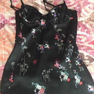 Black Floral Dress